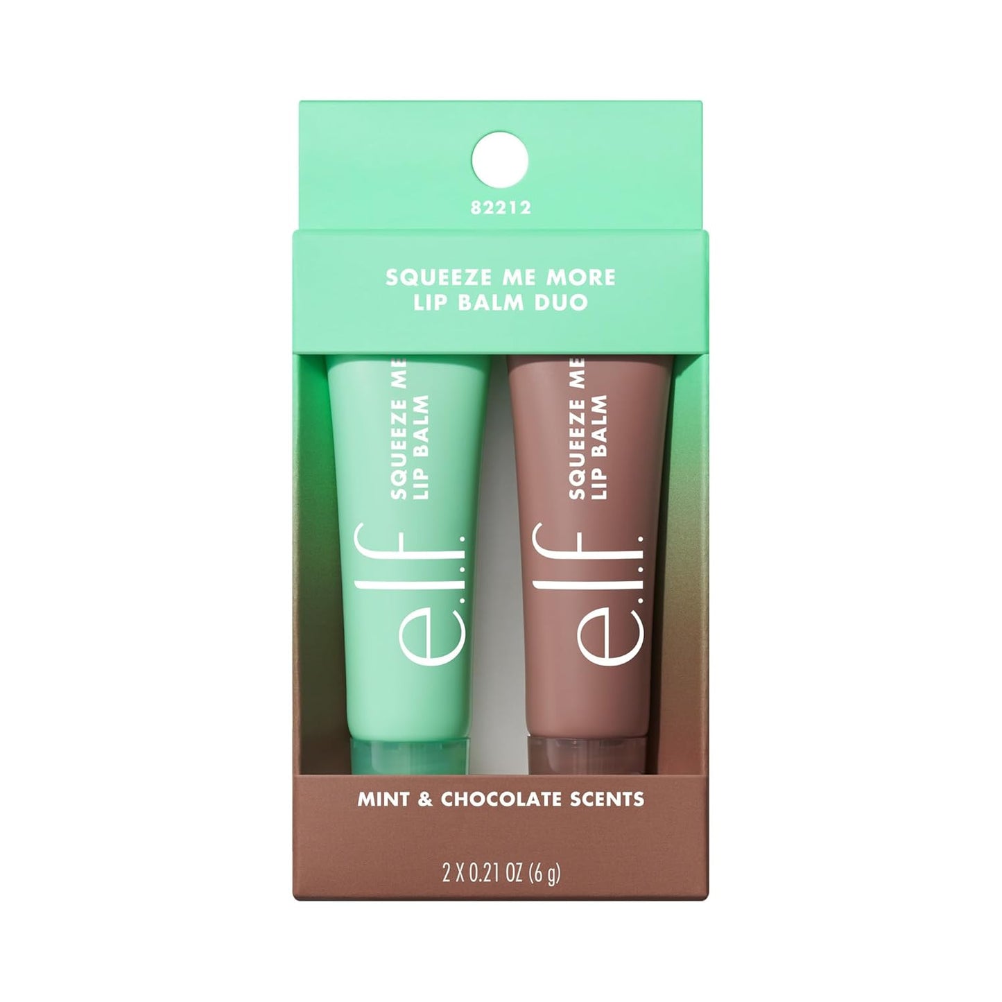 e.l.f. Squeeze Me More Lip Balm Duo, Moisturizing Balm For A Sheer Tint Of Color, Made With Hyaluronic Acid, Vegan & Cruelty-Free, Mango & Watermelon