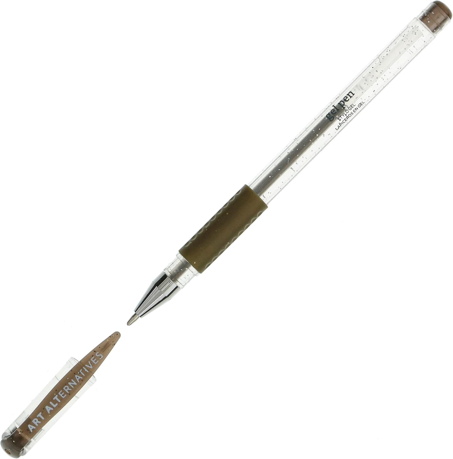 Art Alternatives Gel Pen, Metallic Pink - Ballpoint - Non-Smear + Quick Dry - Writing, Drawing, Coloring, Journal, Planner