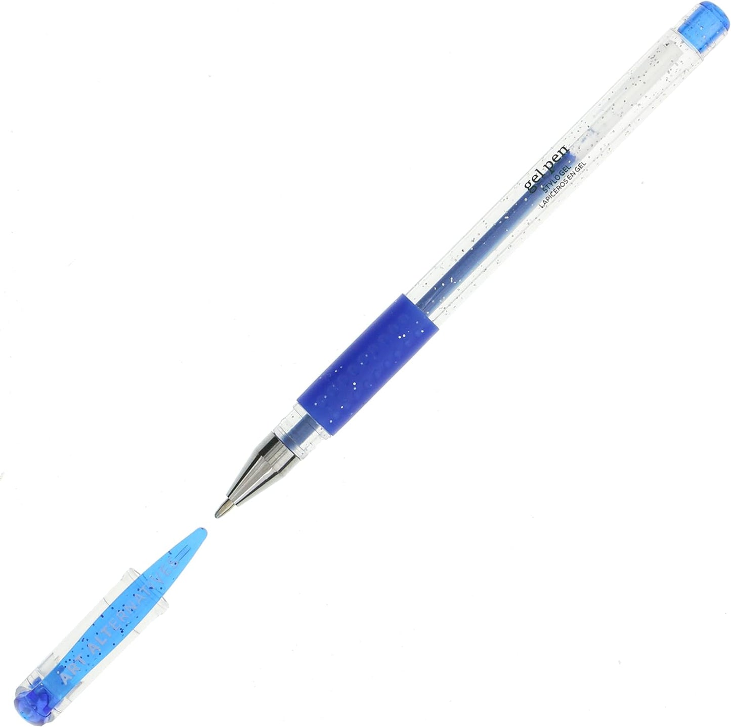 Art Alternatives Gel Pen, Metallic Pink - Ballpoint - Non-Smear + Quick Dry - Writing, Drawing, Coloring, Journal, Planner