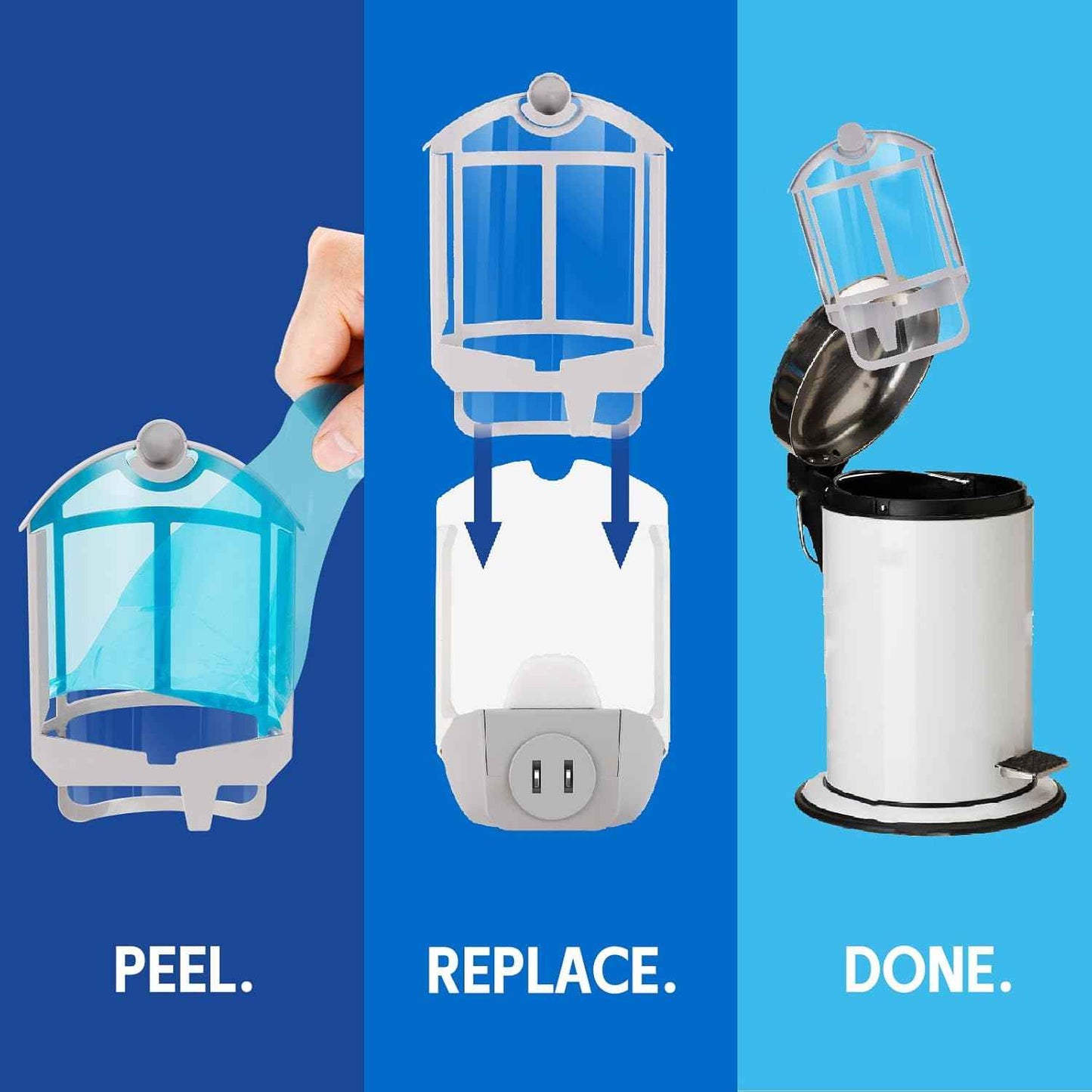 ZVVN 8 Pack Refill Cartridges, Refills Compatible with Indoor Light M364A and Max, Replacement 100% Fit (8 Refill Cartridges)