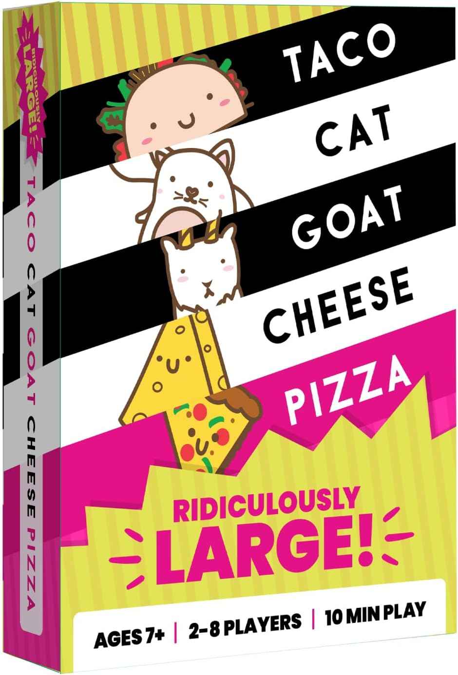 Taco Cat Goat Cheese Pizza Wildly Entertaining Card Game for Family and Group Game Night | Easy to Learn and Play with 10-15 Minute Rounds | Fun for Kids, Teens, Adults, and Families | 2-8 Players
