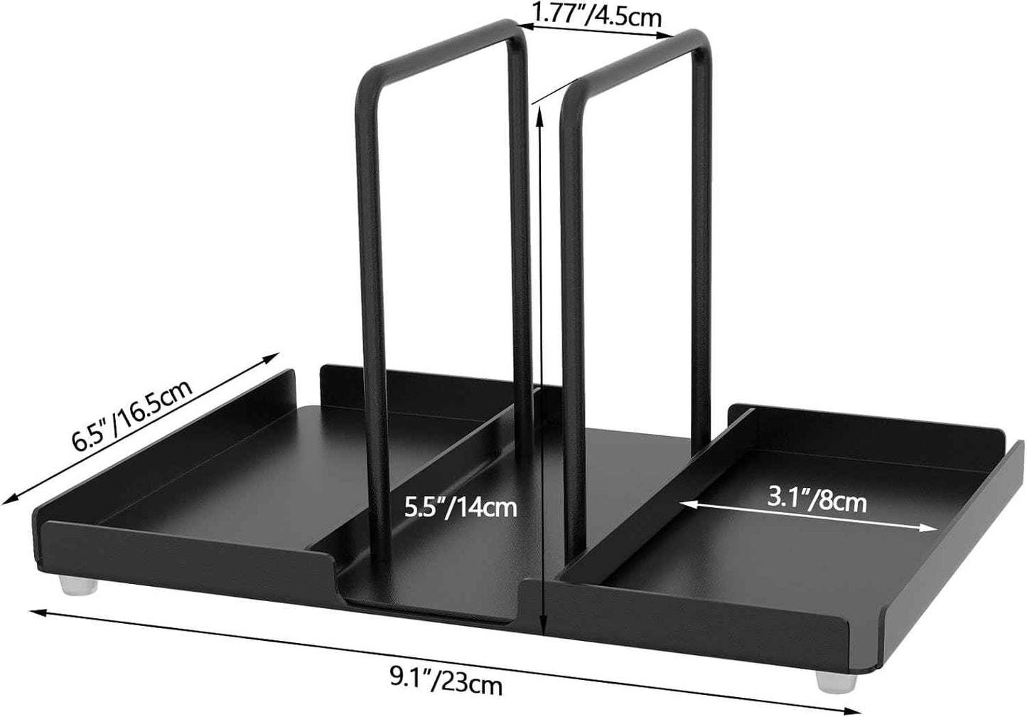 Napkin Holder for Table, Metal Napkin Holder with Salt and Pepper Shakers Caddy, Standing Paper Napkin Storage for Kitchen Dining Table Decor, Black