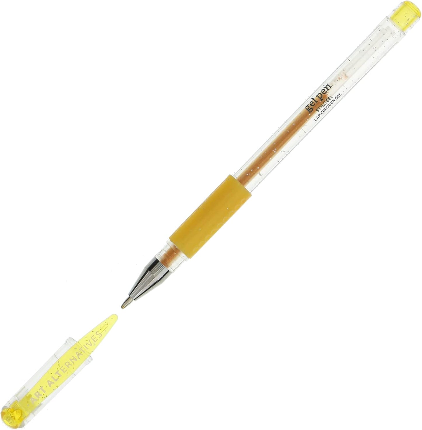 Art Alternatives Gel Pen, Metallic Pink - Ballpoint - Non-Smear + Quick Dry - Writing, Drawing, Coloring, Journal, Planner