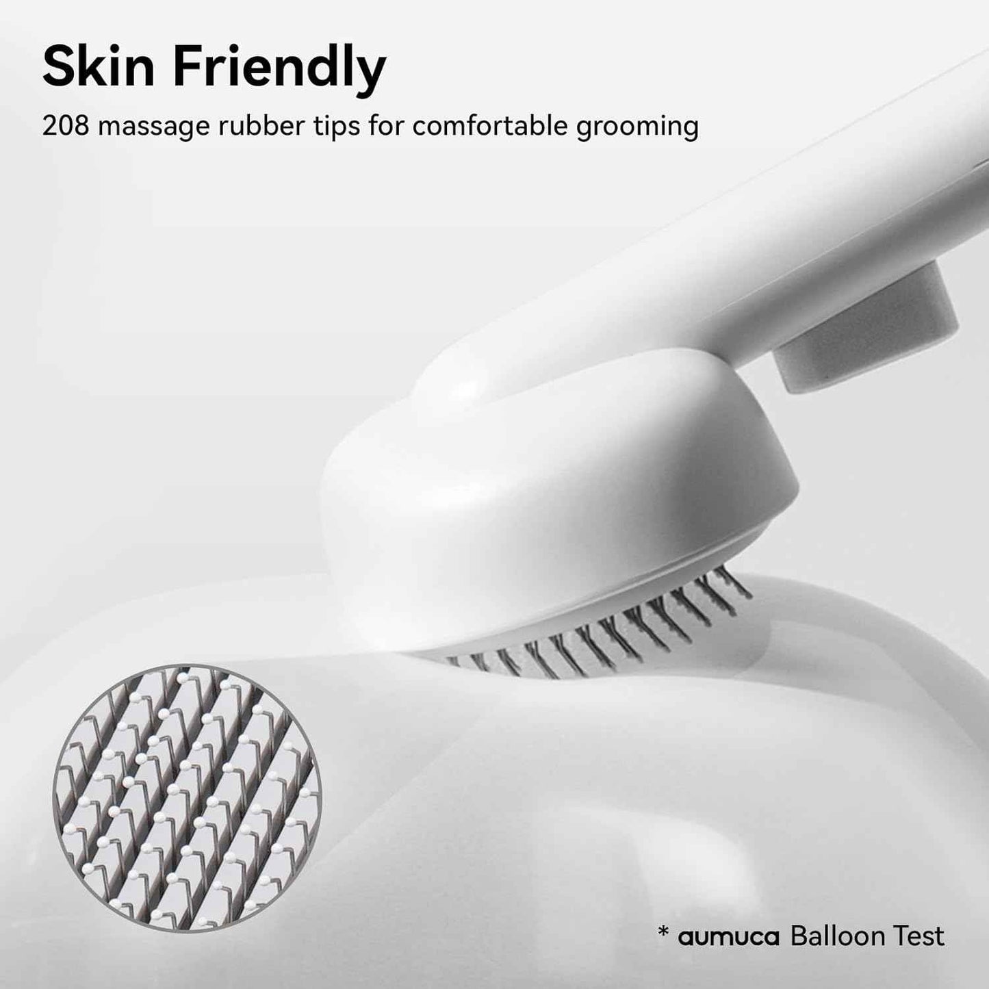 Aumuca Cat Brush for Shedding, Cat Brushes for Indoor Cats, Cat Brush for Long or Short Haired Cats, Cat Grooming Brush Cat Comb for Kitten Rabbit Massage Removes Loose Fur