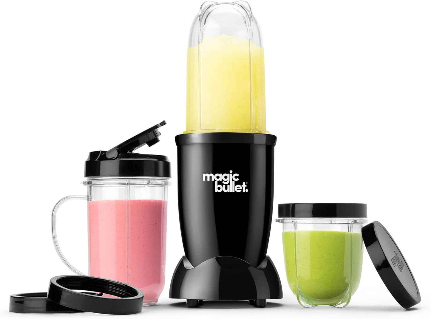 Magic Bullet Blender, Small, Silver, 11 Piece Set