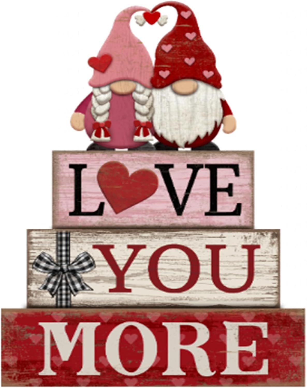 4 Pcs Christmas Table Decoration Wooden Santa Claus Decor Christmas Tiered Tray Decor Decorative Santa Claus Elk Block Sign Gift Farmhouse Xmas Table Centerpiece for Home Kitchen Shelf