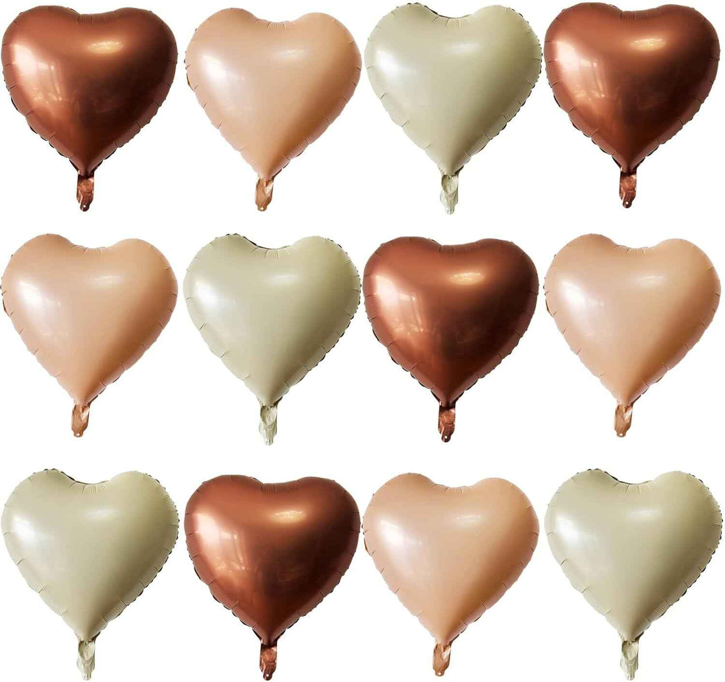Gradient Pink Heart Shaped balloons Pack of 10,18 Inch Love Valentine Balloons Heart Romantic Balloons For Valentines Day Propose Marriage Wedding Bridal Shower Engagement Party Decorations