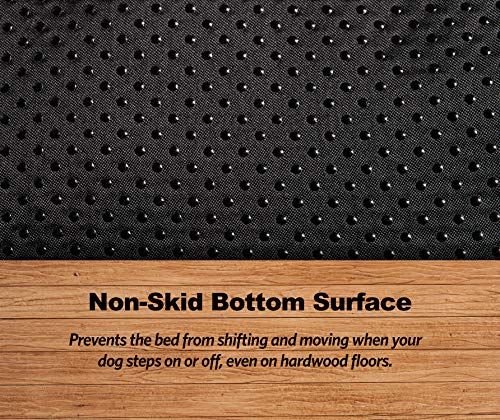 MidWest Homes for Pets XXS QuietTime Deluxe Gray Ombré Swirl Plush Pet Bed, Machine Washable, Non-Skid Bottom, Soft Crate Mat for 18-inch Crates