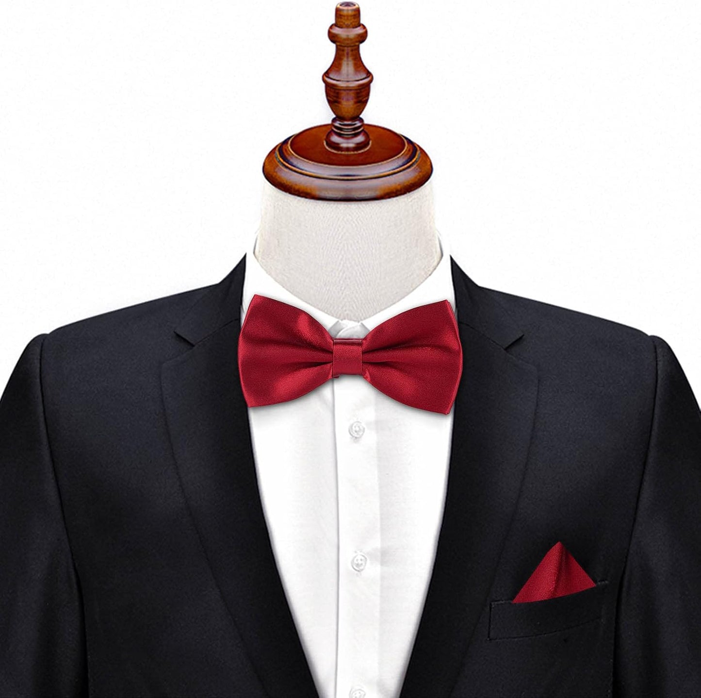 Medsuo Adjustable Bowtie, Men BowtiePre-Tied Bow Tie for Parties