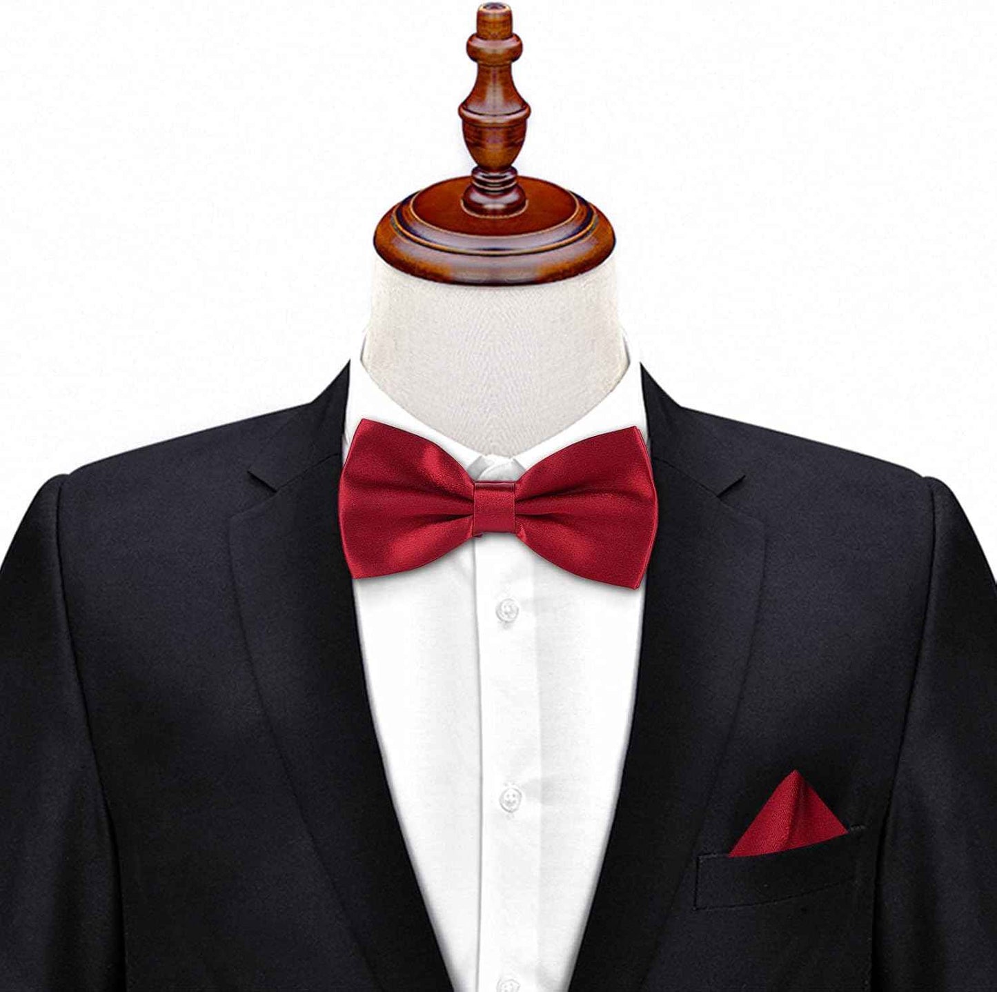 Medsuo Adjustable Bowtie, Men BowtiePre-Tied Bow Tie for Parties