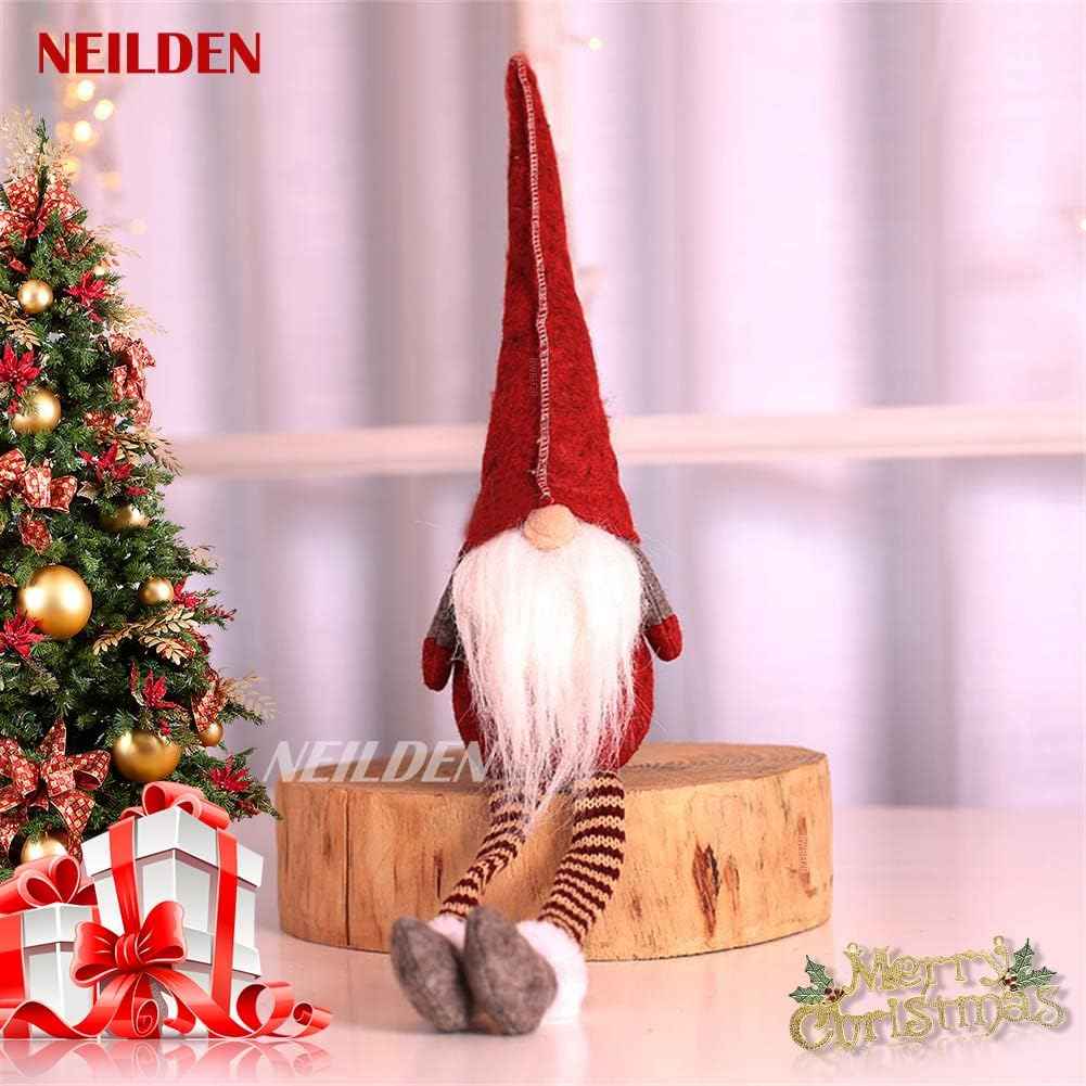 3pcs new Christmas decoration long legs Rudolph doll Christmas children gift hotel mall window decoration