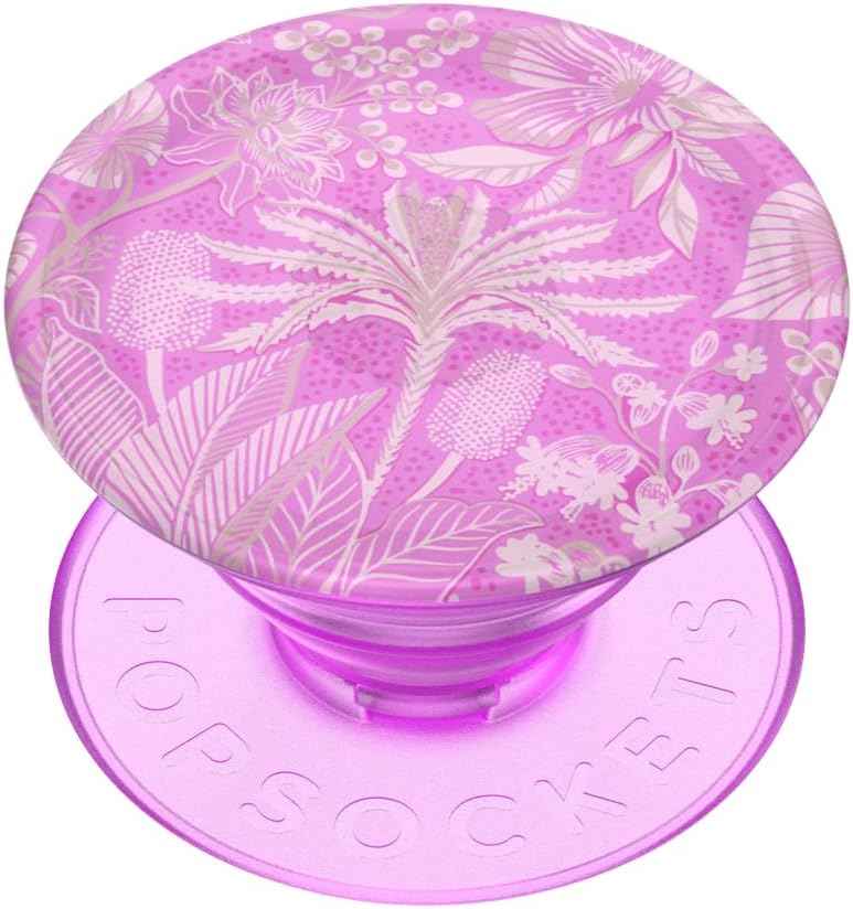 PopSockets Phone Grip with Expanding Kickstand, Adhesive Grip - Neon Pink