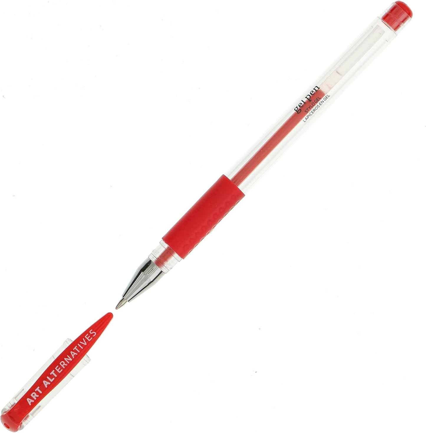 Art Alternatives Gel Pen, Metallic Pink - Ballpoint - Non-Smear + Quick Dry - Writing, Drawing, Coloring, Journal, Planner