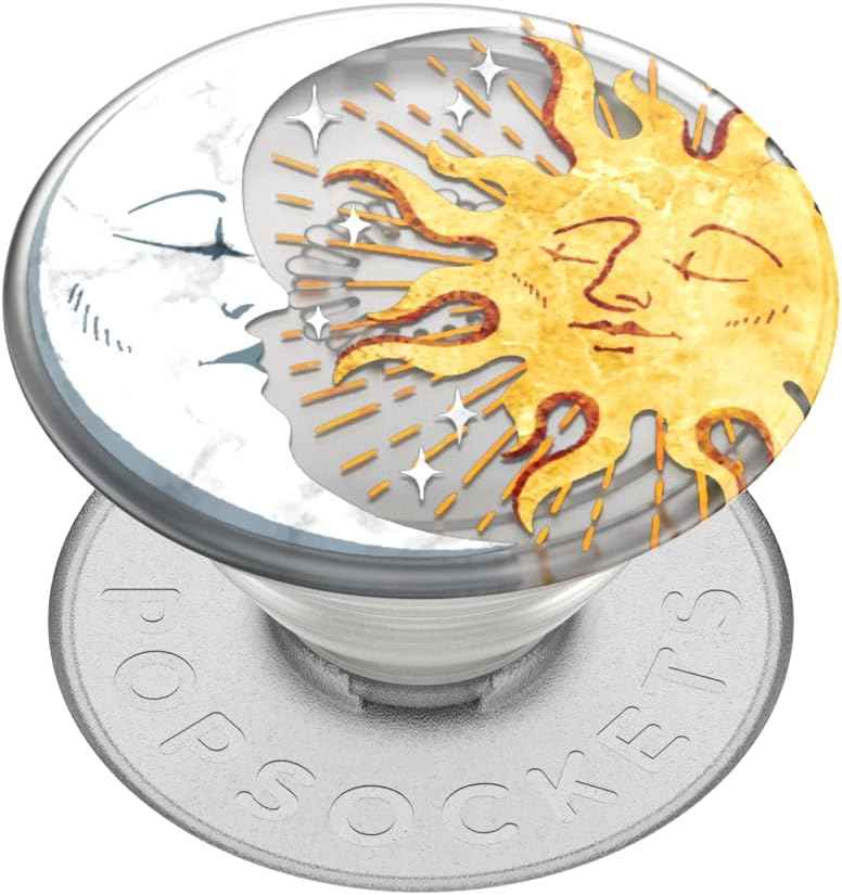 PopSockets Phone Grip with Expanding Kickstand, Adhesive Grip, Cute PopSockets - Purple Fields