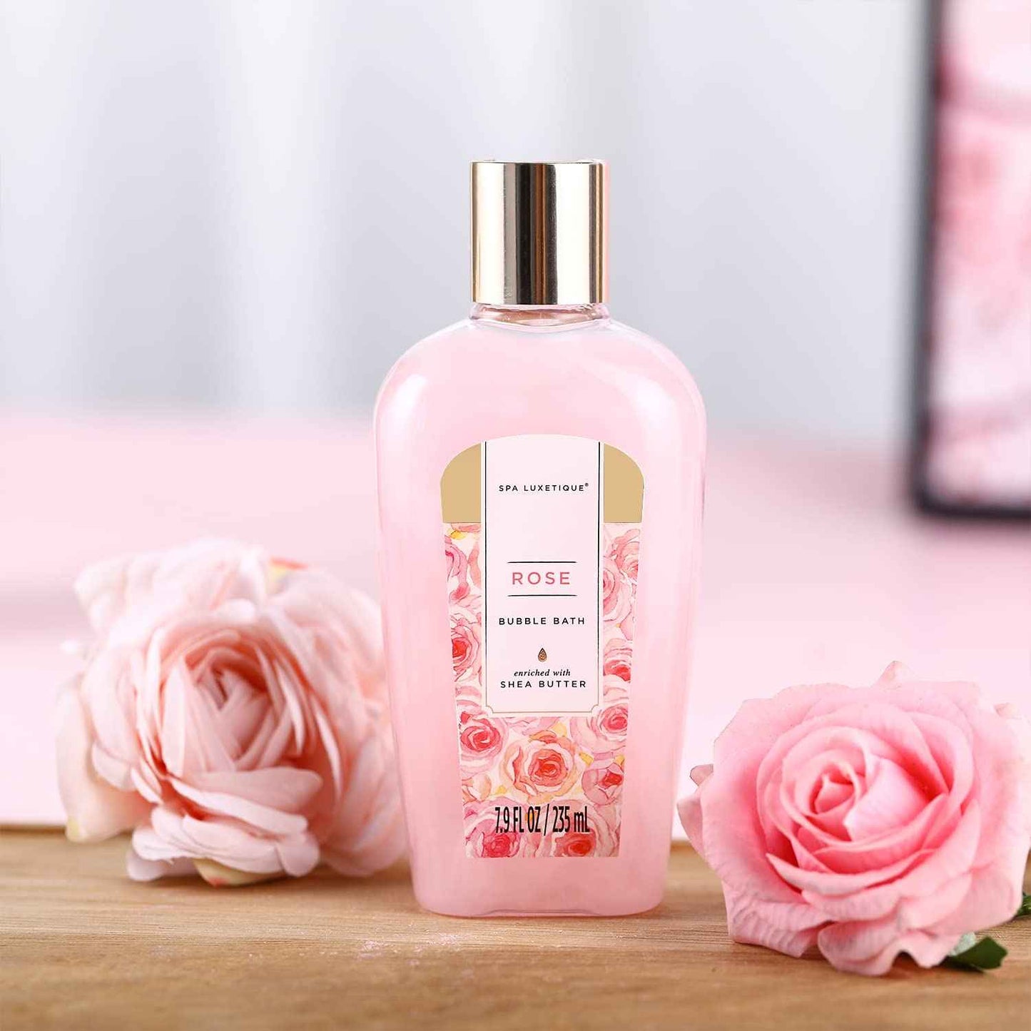 spa luxetique Gift Set For Women, Bath Sets for Women Gift, 8 Pcs Rose Spa Basket Includes Bubble Bath, Shower Gel, Body Lotion, Birthday Spa Gifts, Mother‘s Day Gifts for Mom, Christmas Gifts for Her