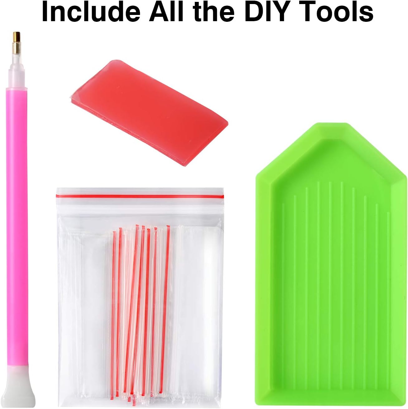 KTHOFCY 5D DIY Diamond Painting Kits for Adults Kids, Whitelotous Christmas Wre Full Drill Embroidery Cross Stitch Crystal Rhinestone Paintings Pictures Arts Wall Decor Painting Dots Kits 11.8X11.8 IN