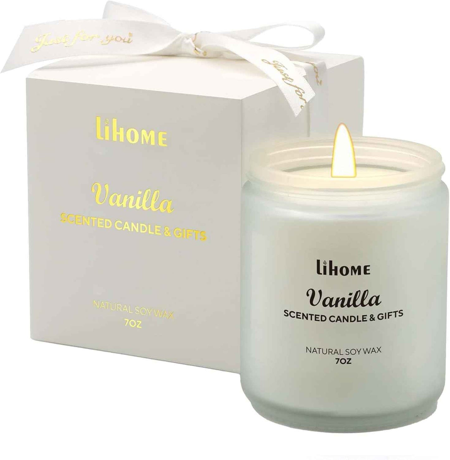 Fall Decorations for Home - Fall Candles, Gifts for Women, Natural Soy Wax Pumpkin Spice Scented Candles