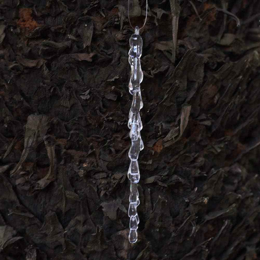 25 pcs icicles Ornament Set - ToBeIT Christmas Decoration Acrylic Clear icicles Set (25pcs Icicle Ornament)