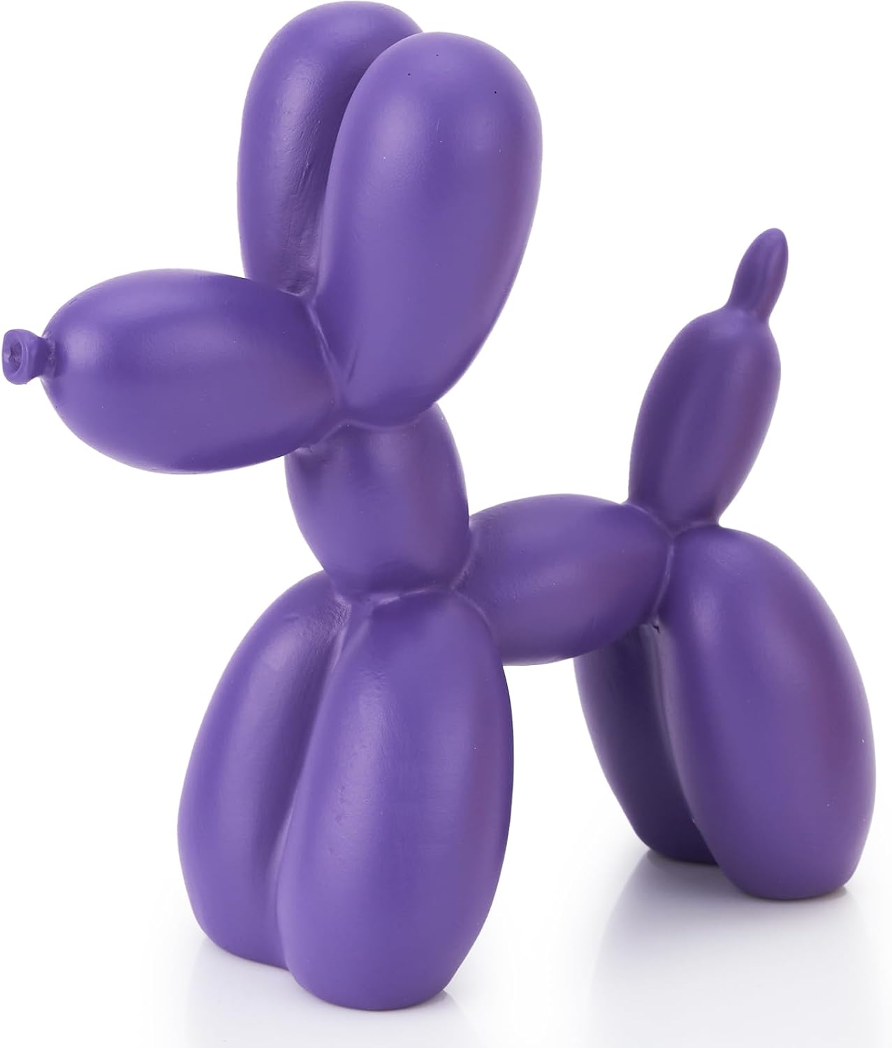 Red Balloon Dog Statue Decor, 4 inch Small Knick Knacks Balloon Dog Animal for Desk Shelf Décor