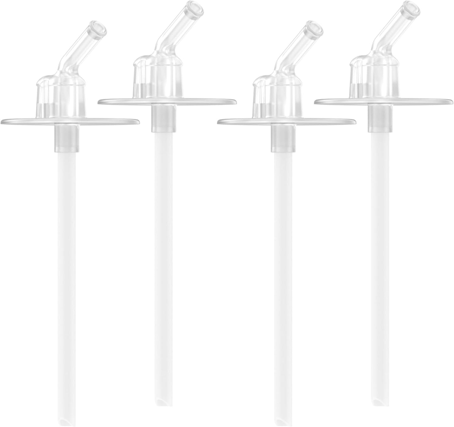 THERMOS FUNtainer 12 Ounce Insulated Kids Water Bottle Replacement Straws, 4 Straws