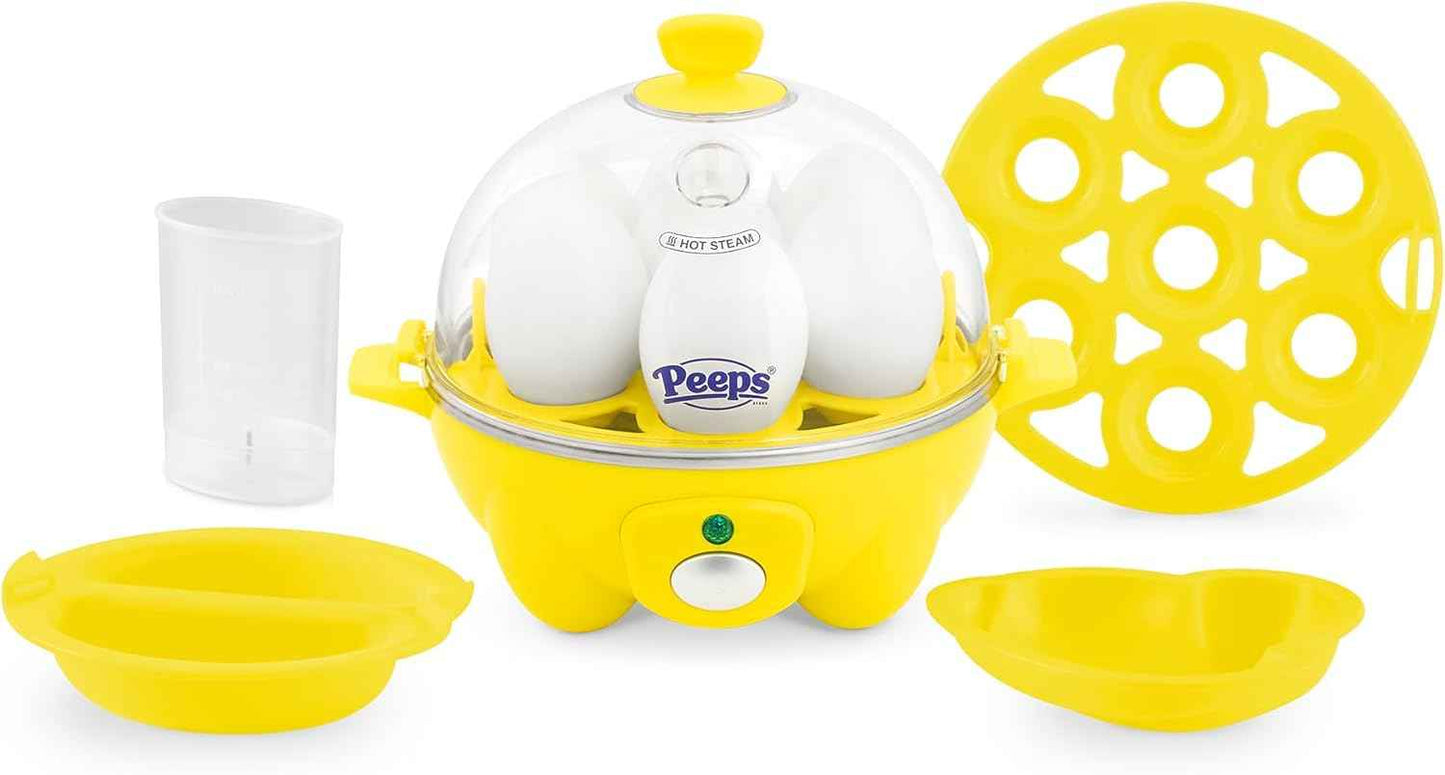 DASH Rapid Egg Cooker: 6 Egg Capacity Electric Egg Cooker for Hard Boiled Eggs, Poached Eggs, Scrambled Eggs, or Omelets with Auto Shut Off Feature - Aqua, 5.5 Inch (DEC005AQ)