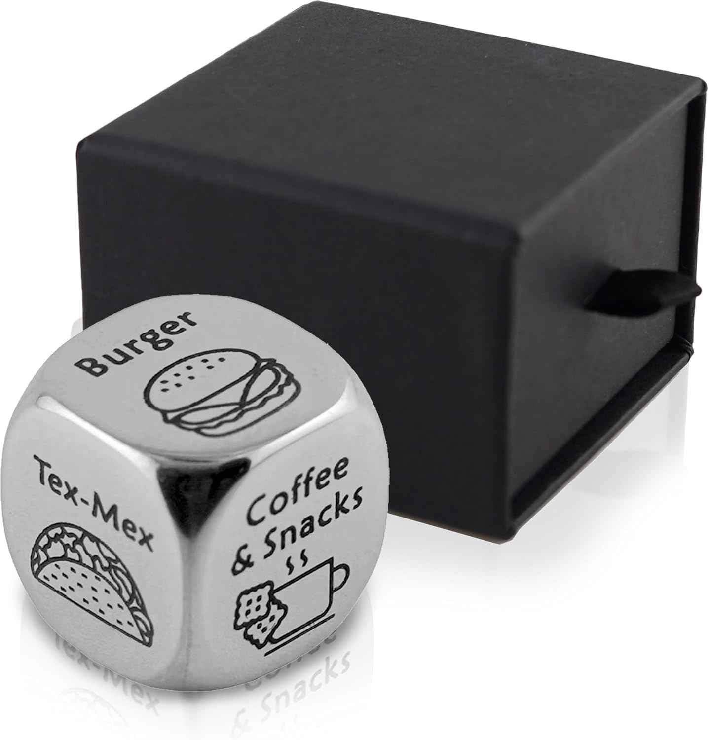 Birthday Anniversary Wedding Gifts for Women Men Him Her, Stainless Steel Food Decider, Couple Boyfriend Girlfriend Date Night Gift for Husband Wife, Christmas Stocking Stuffers White Elephant Ideas