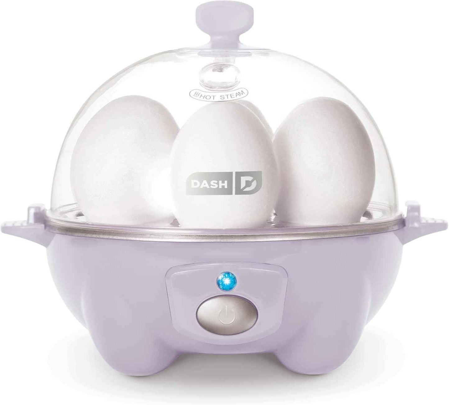 DASH Rapid Egg Cooker: 7 Egg Capacity Electric Egg Cooker for Hard Boiled Eggs, Poached Eggs, Scrambled Eggs, or Omelets with Auto Shut Off Feature - Black'