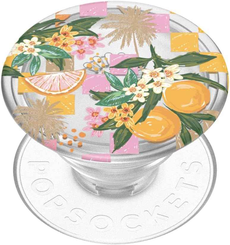 PopSockets Phone Grip with Expanding Kickstand, Adhesive Grip - Neon Pink