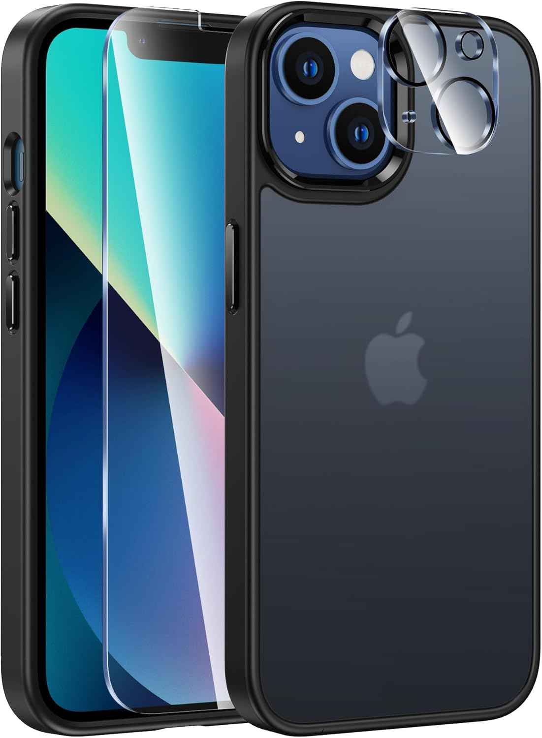 FNTCASE for iPhone 17 Pro Case, Compatible with Magsafe, Clear Transparent Magnetic Shockproof Protective Rugged Phone Cover with Screen Protector - 6.3 inch (A-Clear)