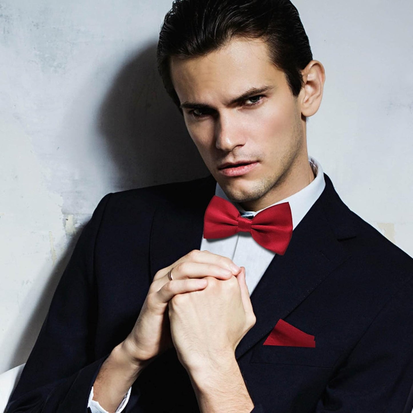 Medsuo Adjustable Bowtie, Men BowtiePre-Tied Bow Tie for Parties