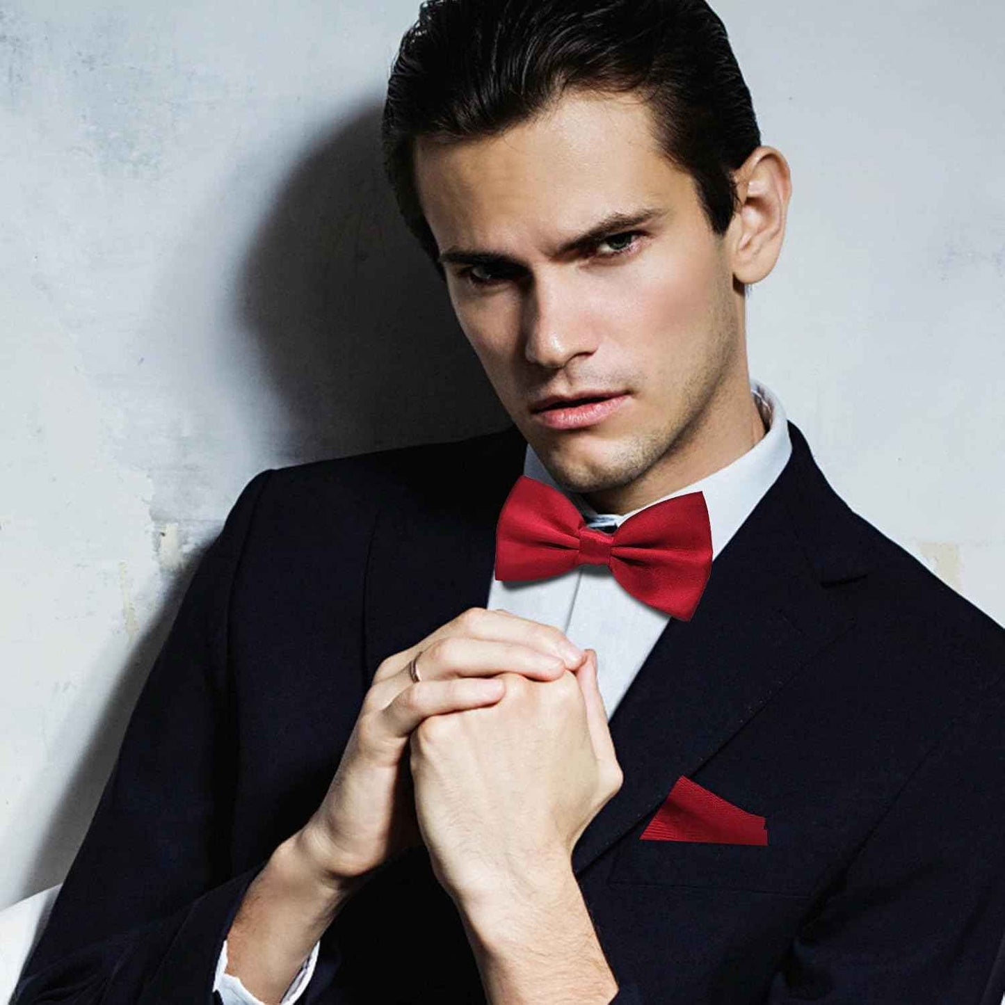 Medsuo Adjustable Bowtie, Men BowtiePre-Tied Bow Tie for Parties