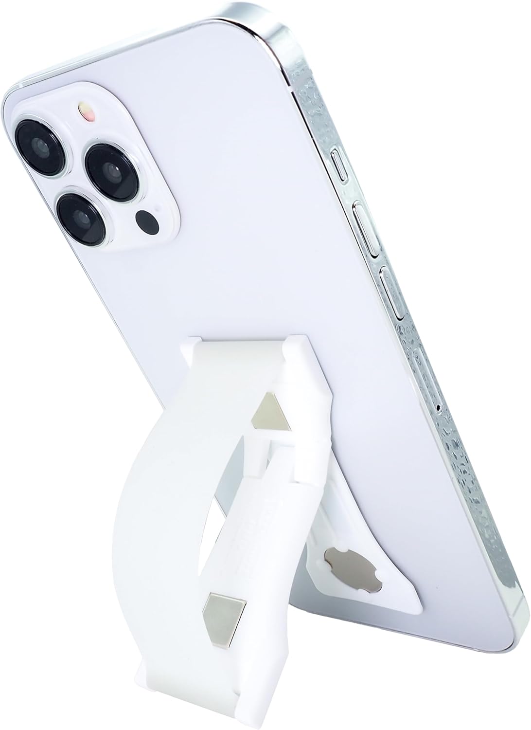 LOVEHANDLE PRO Premium Phone Grip - Silicone Phone Strap - Magnetic Phone Mount and Kickstand for Smartphone and Tablet - Natural Glow Silicone