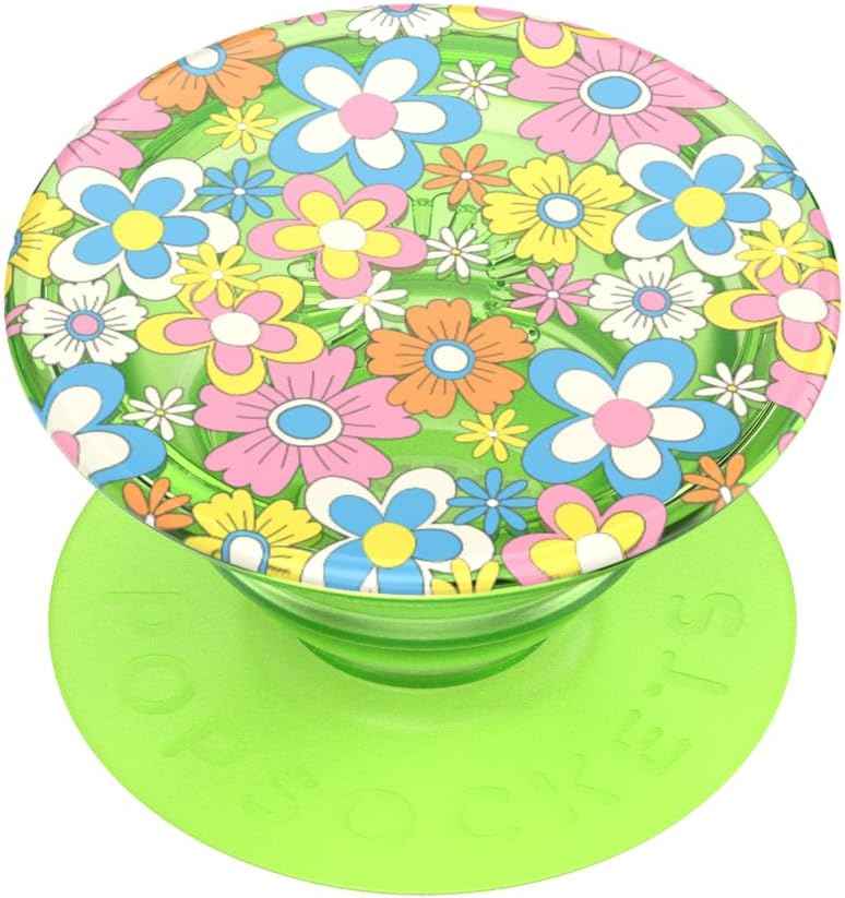 PopSockets Phone Grip with Expanding Kickstand, Adhesive Grip - Neon Pink