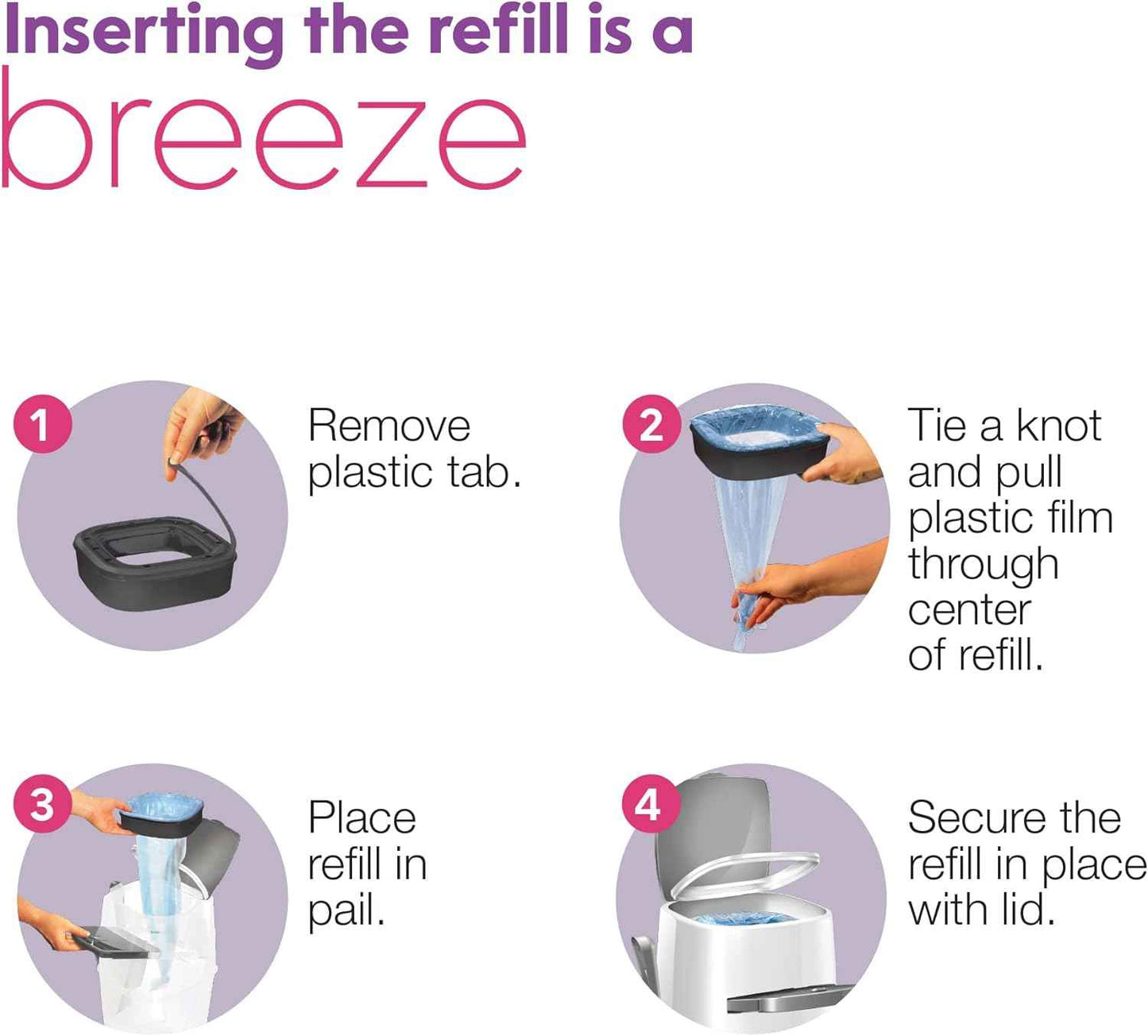 Litter Genie Refill Bags | Jumbo 1-Pack, 28 total ft | Up to 4 Months of Supply in 1 Cartridge | Ultimate Odor Control Cat Litter Bags