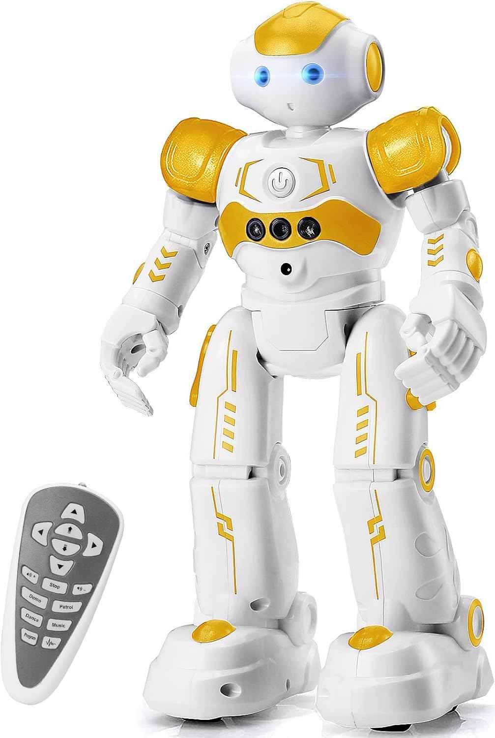 KingsDragon RC Robot Toys for Kids, Gesture & Sensing Programmable Remote Control Smart Robot for Age 3 4 5 6 7 8 Year Old Boys Girls Birthday Gift Present