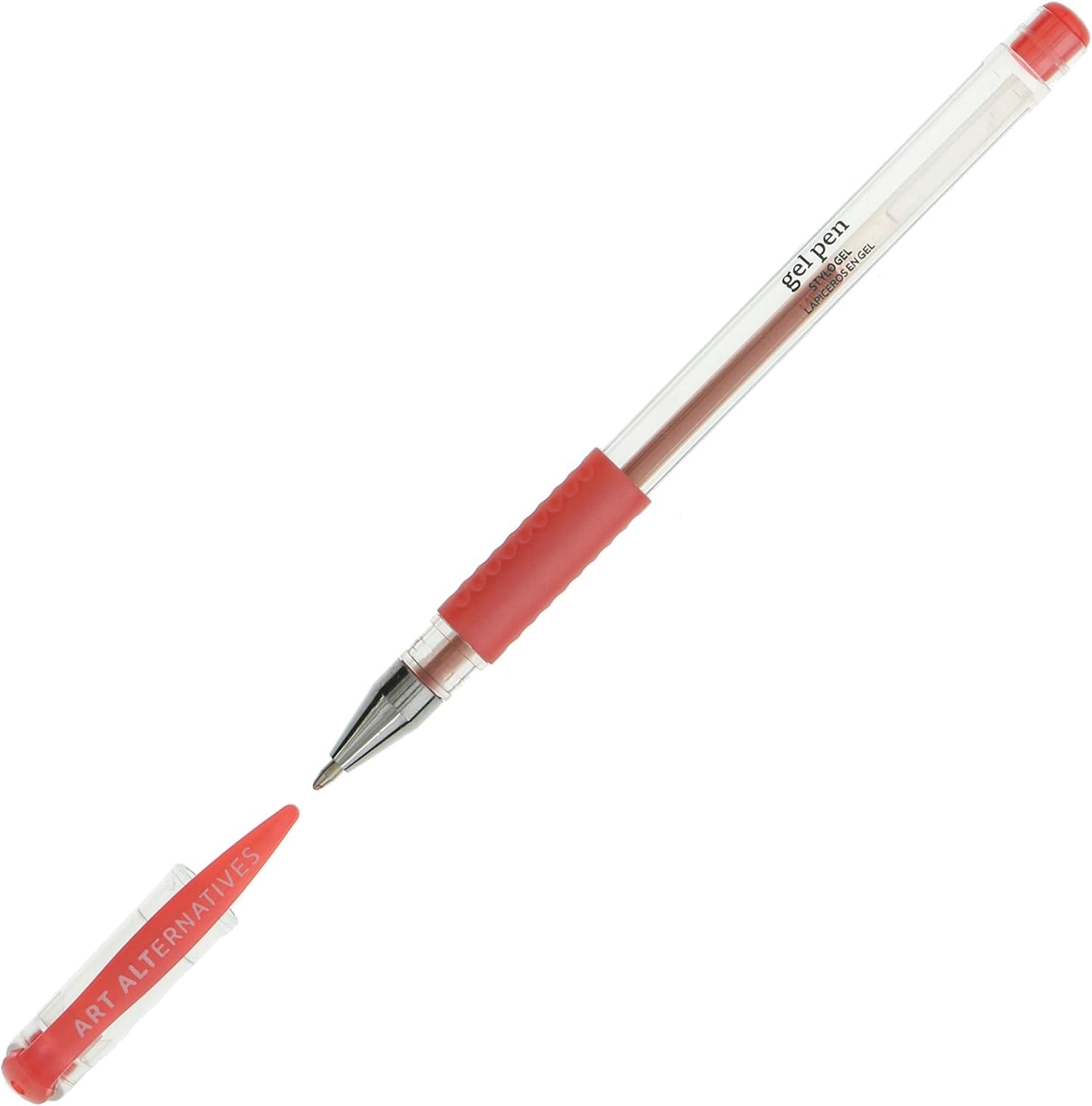 Art Alternatives Gel Pen, Metallic Pink - Ballpoint - Non-Smear + Quick Dry - Writing, Drawing, Coloring, Journal, Planner