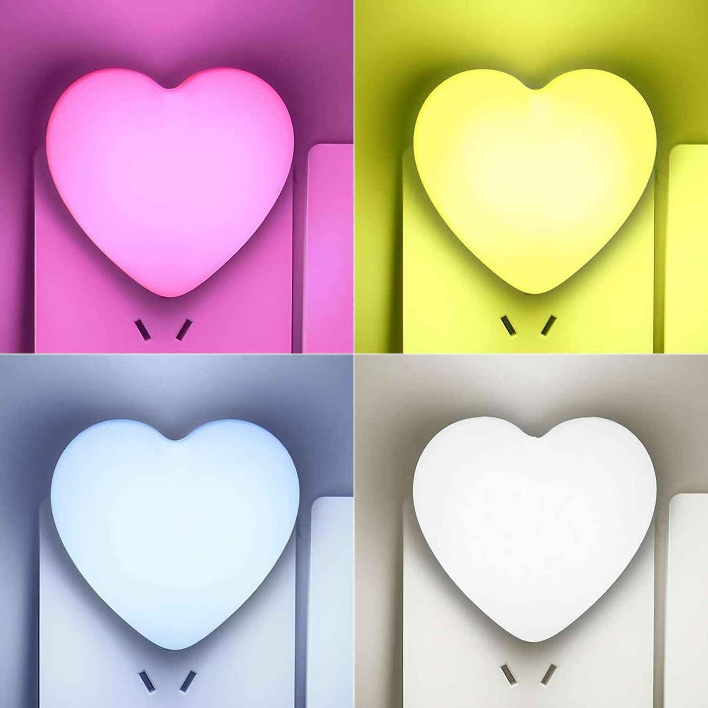 INZU Night Lights Plug into Wall, LED Night Light for Kids, Cute Nightlight with Auto Dusk to Dawn Sensor, LED Nightlight with Soft Warm Light for Bedroom, Nursery, Bathroom, Hallway (Pink) | LED Nightlight, for Kids, Soft Warm Light, Auto Dusk to Dawn Se