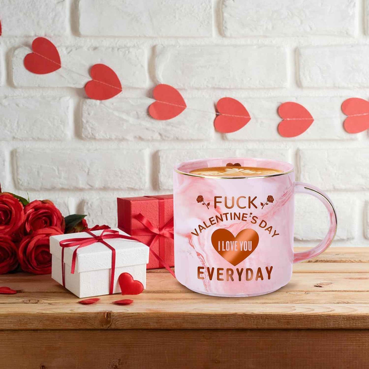 Valentines Day Gifts for Her,12 OZ Funny Coffee Mug, Cute Gifts for Women Girlfriend Wife from Him Husband Boyfriend, Valentines Anniversary Birthday Novelty Presents for Women