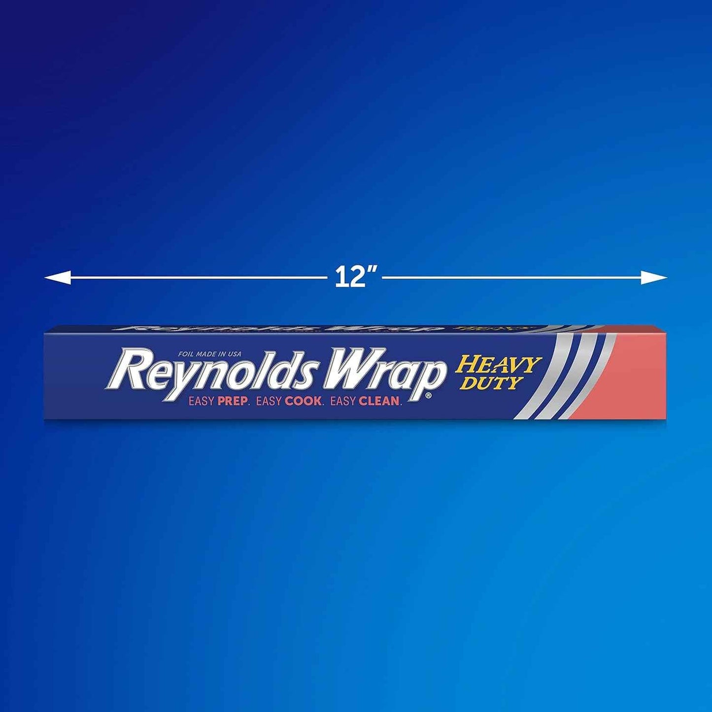 Reynolds Wrap Heavy Duty Aluminum Foil Roll 12 Inches Wide 50 Sq. Ft. Cooking Grilling