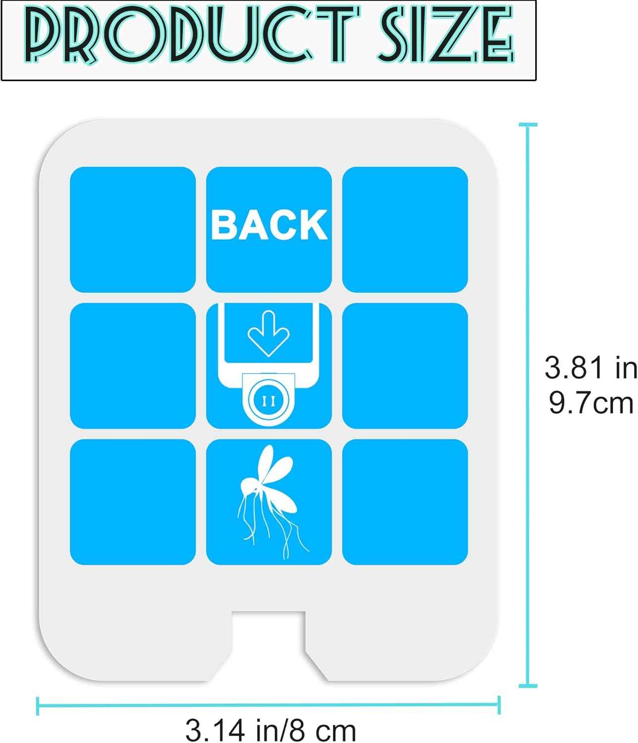 32 Pack Refill Glue Cards, Saferr Home Fly Trap Refill Compatible with Saferr Home SH502, S23005-06 and Dynatrap DT3005W Dot Indoor Fly Trap Plug-in Insect Trap Replacement Mosquito Sticky Glue Boards