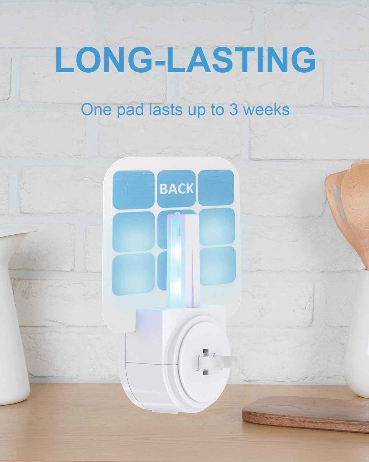 40 Pack Refill Glue Cards Compatible with Safer Home SH502 and Dynatrap DT3005W Dot Indoor Fly Trap Plug-in Insect Trap Replacement Sticky Glue Boards