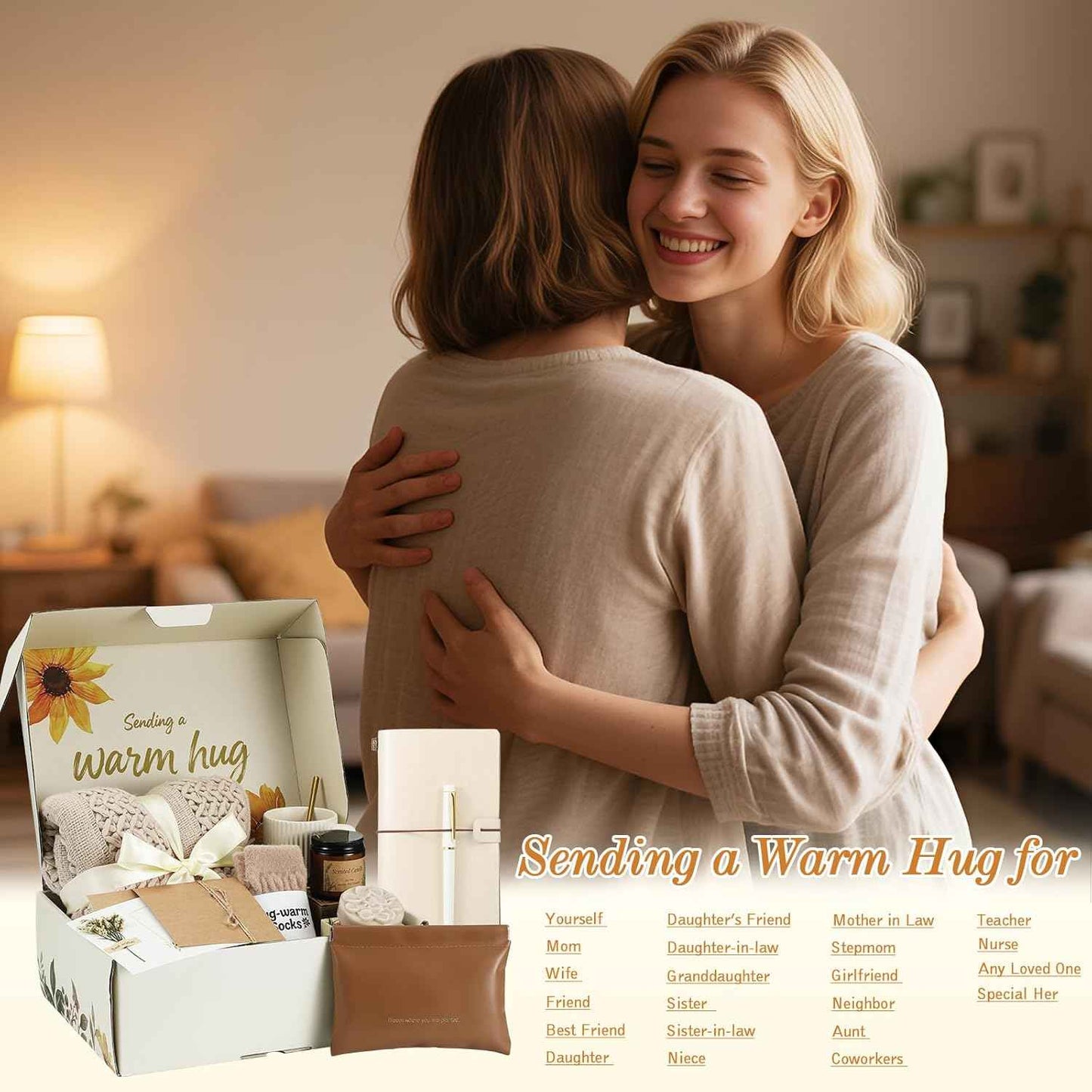 Self Care Gifts for Womens Birthday Gift Get Well Soon Gift - Valentines Day Gifts for Her Mom Wife Daughter Sister Girlfriend Best Friend, Sympathy Gift Baskets for Women Care Package