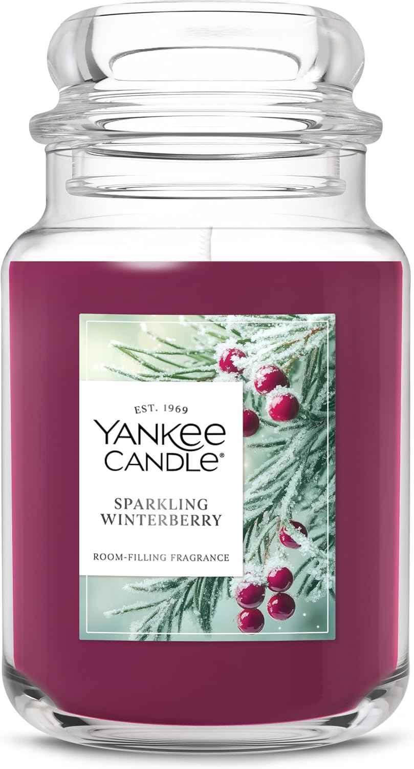 Yankee Candle Christmas Cookie Scented Candle, 22oz Large Jar with up to 150 Hour Burn Time, Giftable, Holidays
