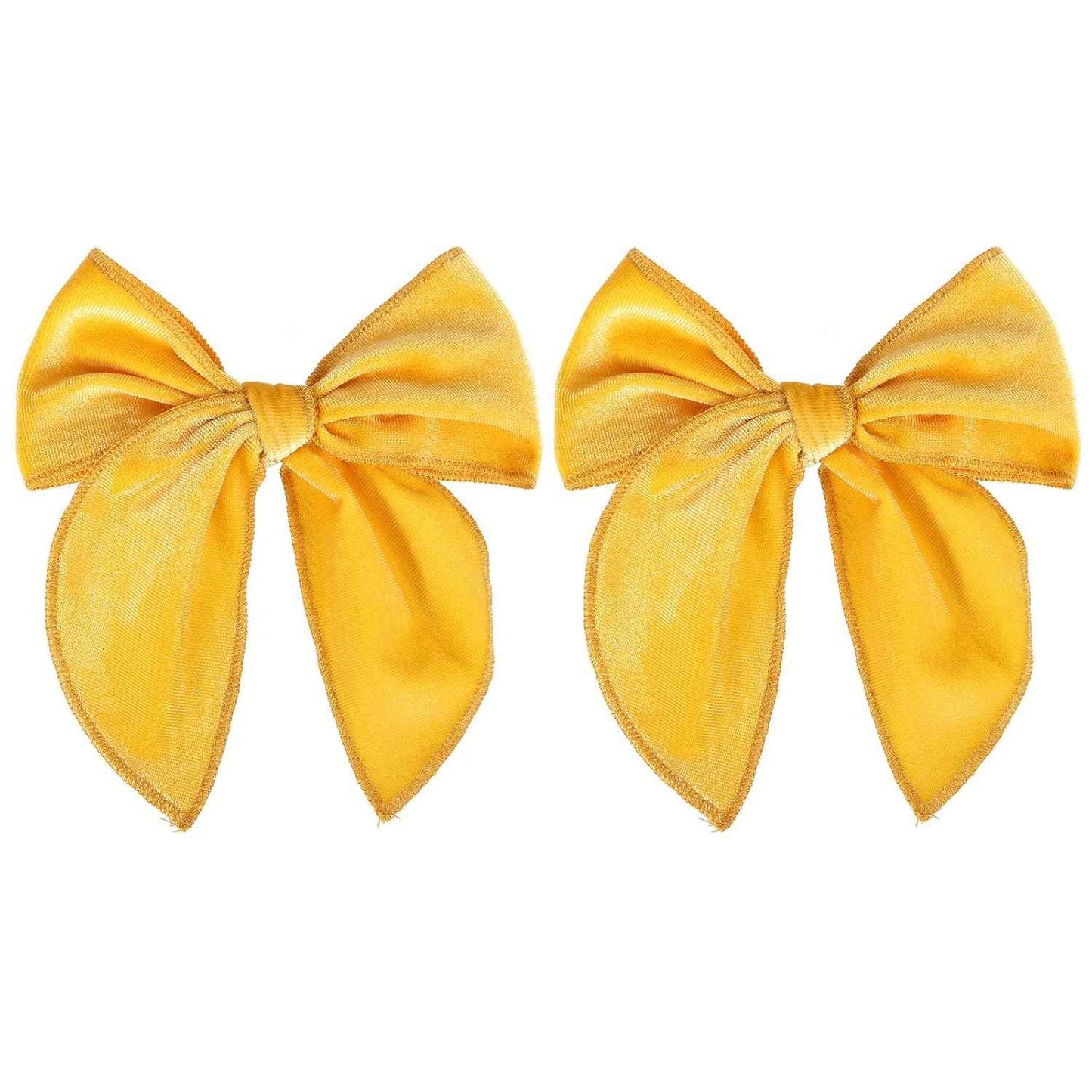 5" Red Christmas Velvet Fable Hair Bows Kids Big Velvet Ribbon Sailor Bow Alligator Clip Cheer Barrettes Hairpins Valentines New Year Gift Accessory for Toddler Teen Baby Girls