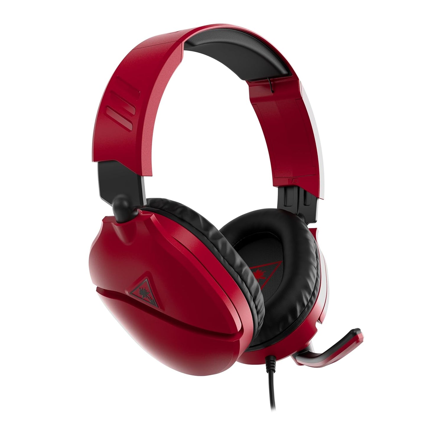 Turtle Beach Recon 70 Multiplatform Gaming Headset for PS5, PS4, Xbox Series X|S, Xbox One, PC & Mobile w/ 3.5mm Wired Connection - Flip-to-Mute Mic, 40mm Speakers, Lightweight Design, Midnight Red