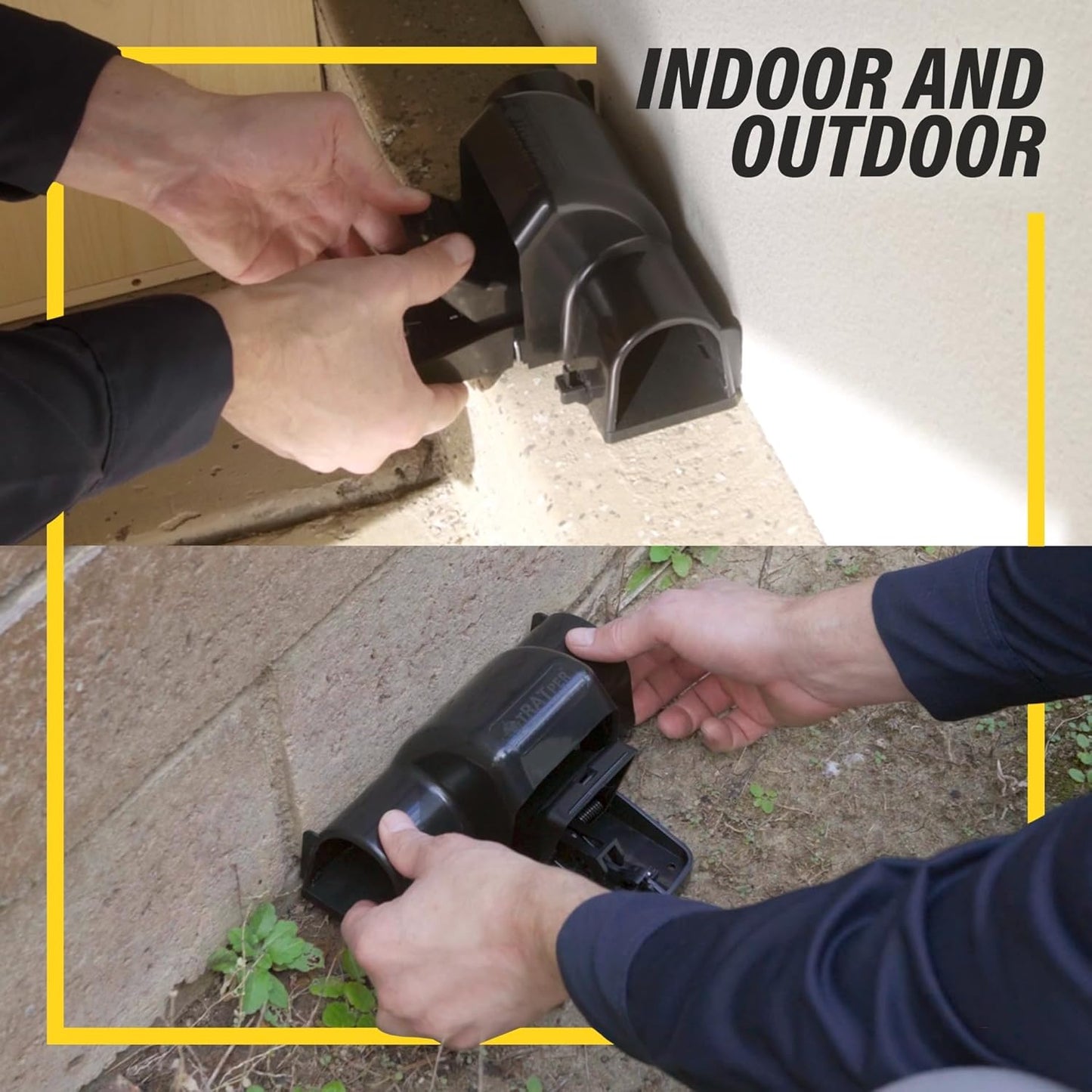 Rat and Chipmunk Traps. Prevents Accidental Triggering with Dual Tunneled Design. Covered Snap Traps for Humane Kill, Reusable, Pest Control for Rats, Indoor & Outdoor Use. 2 Pack