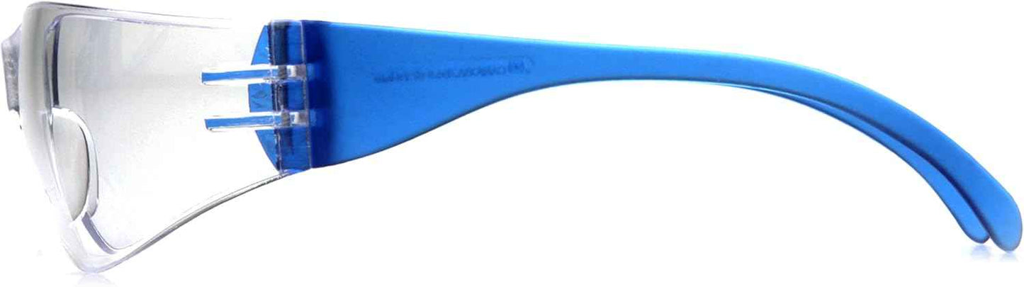 Pyramex Intruder Safety Eyewear Clear Frame Full Foam Padding Clear Anti-Fog Lens | Full Foam Padding, Clear Frame