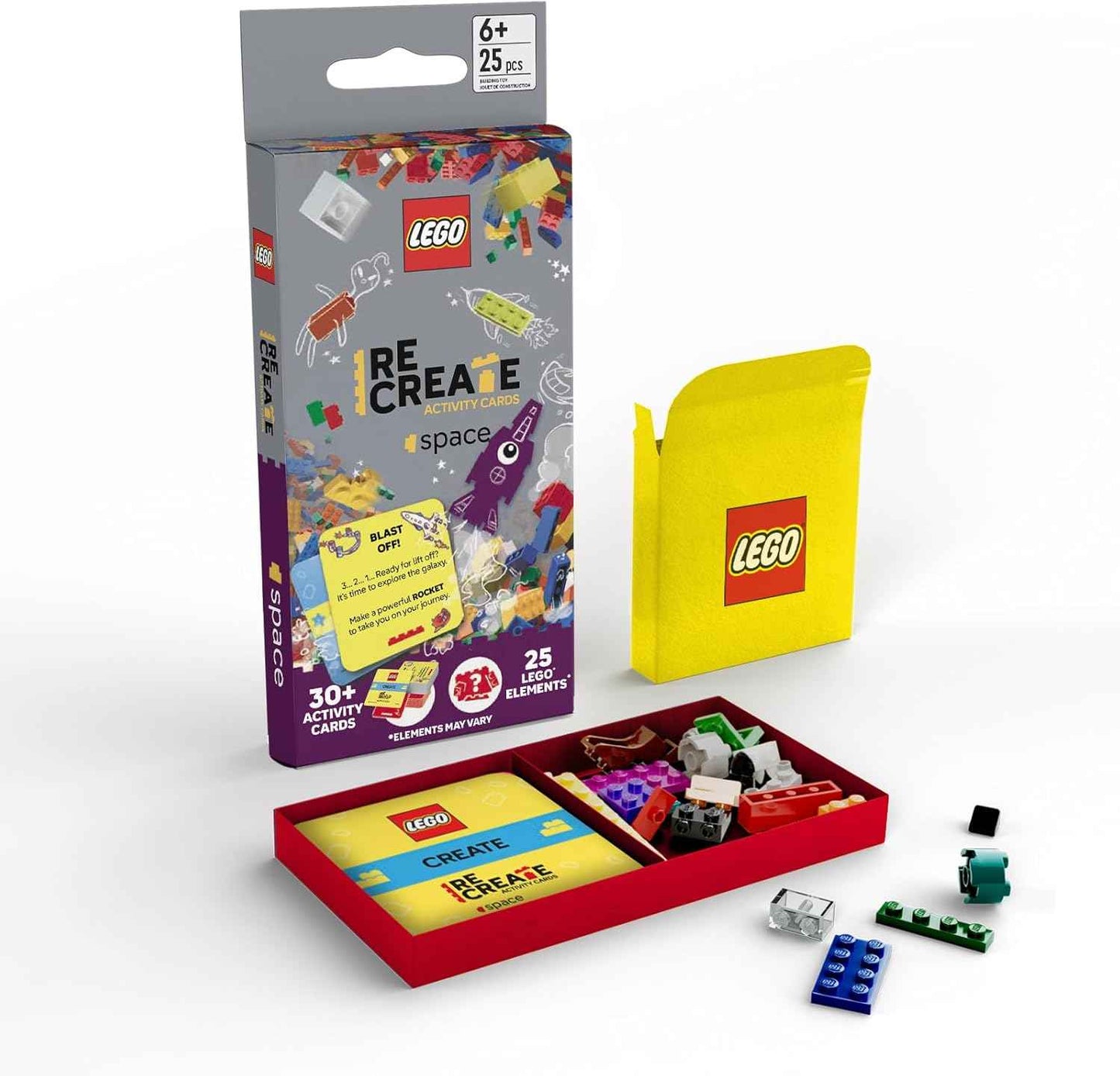 Lego Recreate Activity Cards – Animals | Creative Building Game with 30+ Activity Cards & 25 Lego Elements | Ages 6+