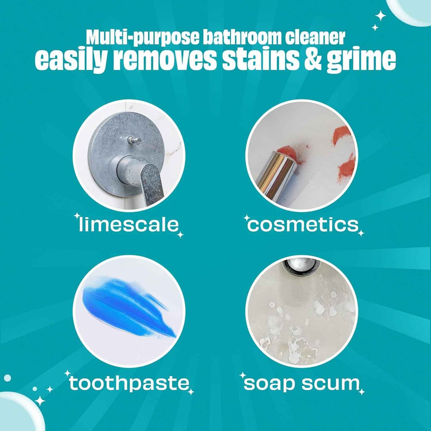 Scrubbing Bubbles Easy Clean Foaming Bathroom Cleaner for Showers, Sinks, Toilets, and Tiles, Bleach-Free, 32oz Spray