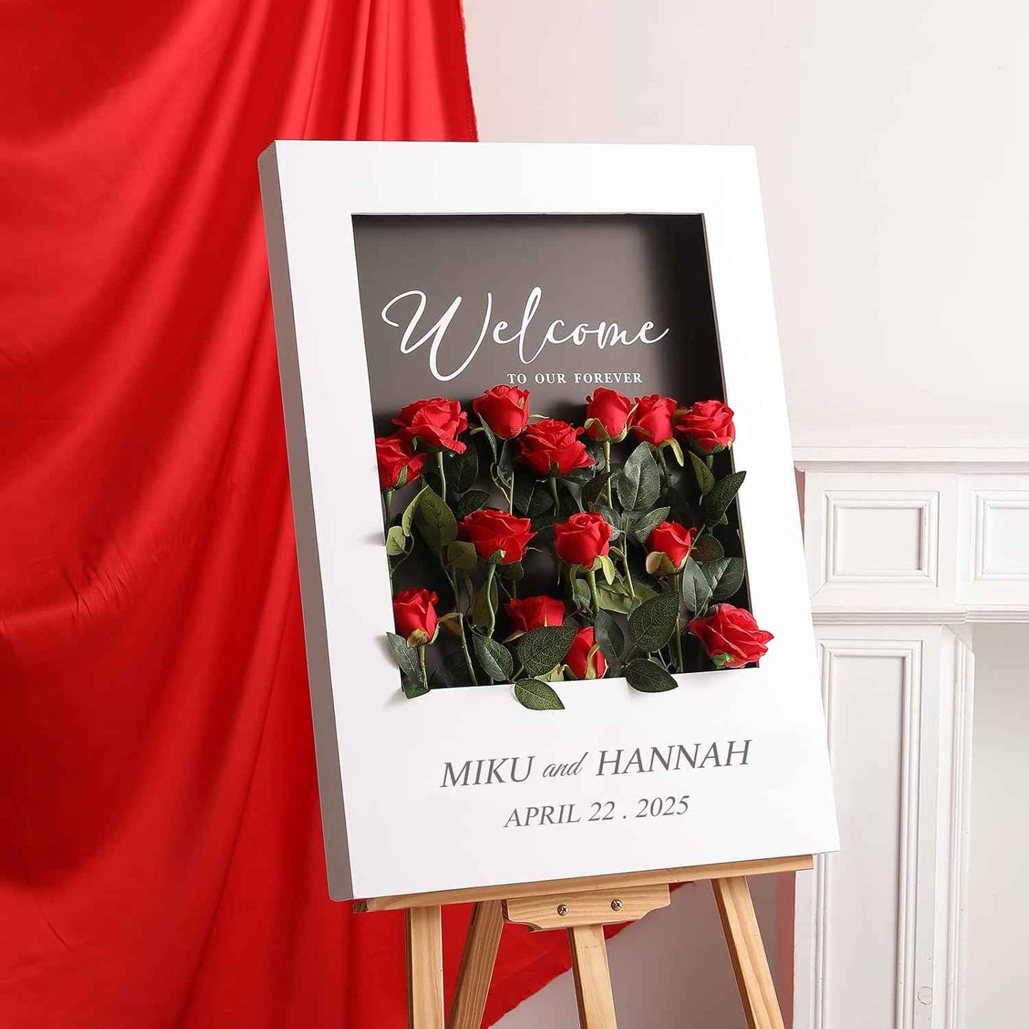 Hawesome 12PCS Artificial Flowers Fake Roses, Realistic Silk Long Stem Red Roses Bouquet for Wedding Centerpiece Home Decor Party & Valentines